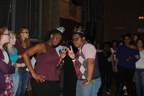 Despite not having a homecoming dance there was still a king and queen for the night.Janelle Ross amd Lester Ellis wore the crowns.