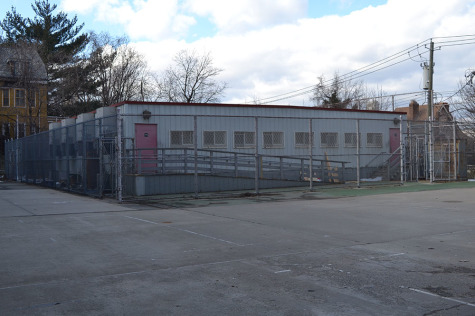 The now unused trailers will be the home to the new wing.