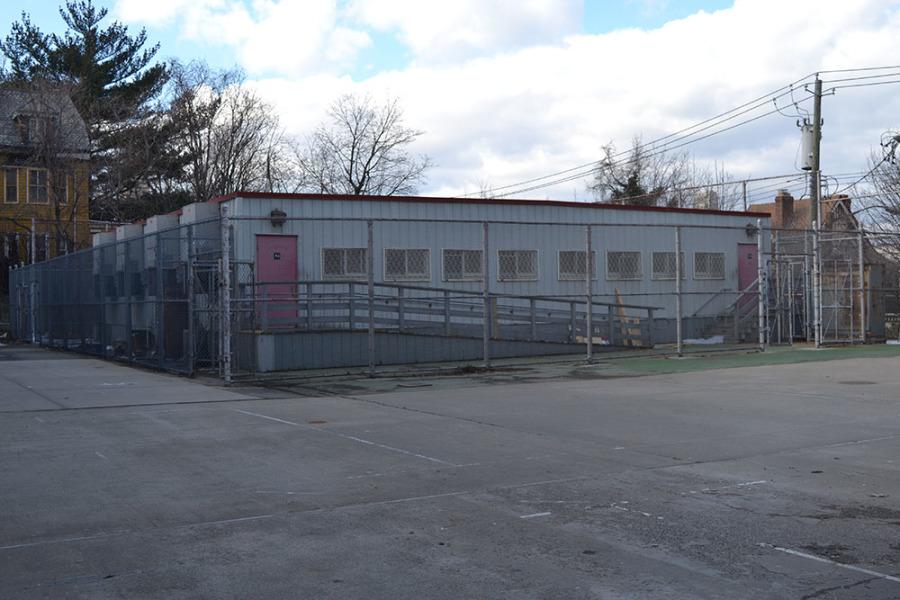 The now unused trailers will be the home to the new wing.