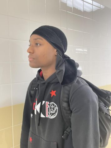 Senior Cameron Kirkland  wears his durag with pride 